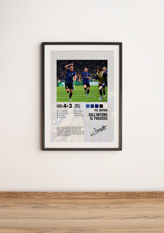 Inter-Barcellona 4-3 poster