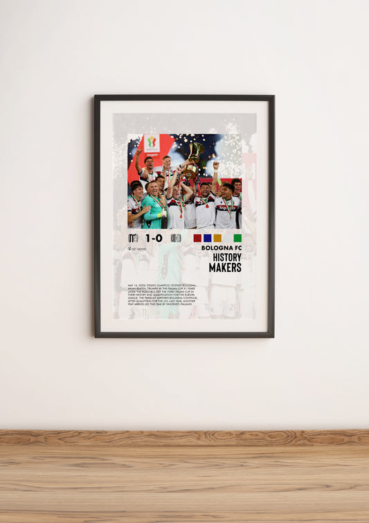 Bologna-Milan 1-0 poster