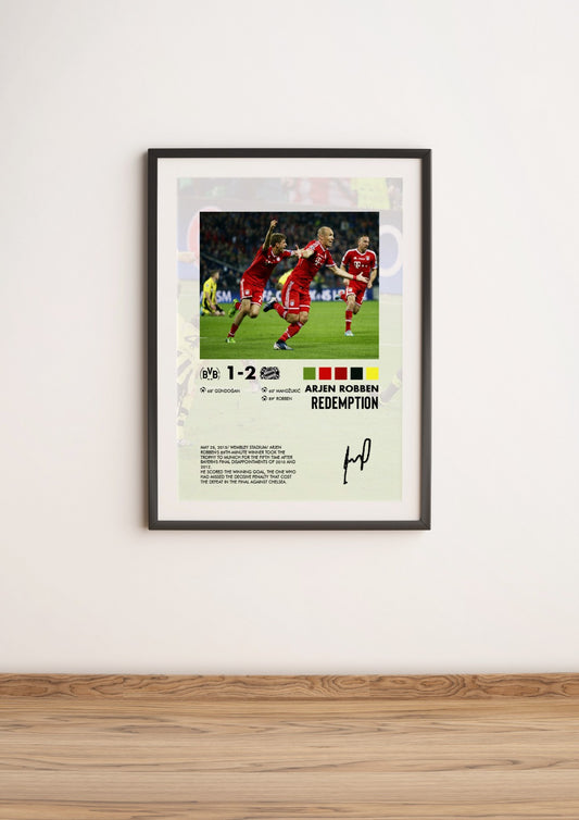 Borussia Dortmund-Bayern Munich 1-2 poster