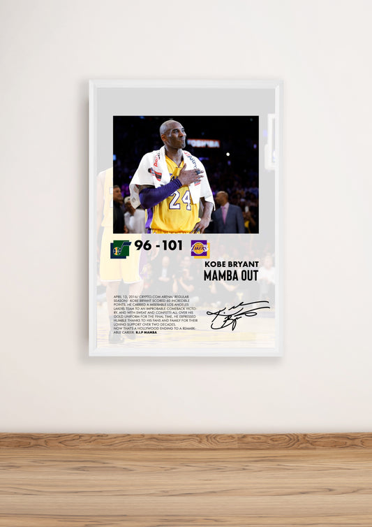 (NBA) Mamba Out Poster