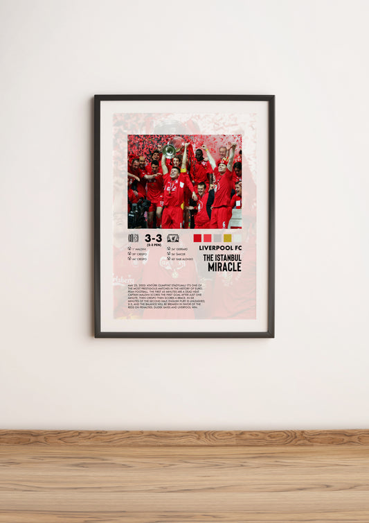 Milan-Liverpool 3-3 poster