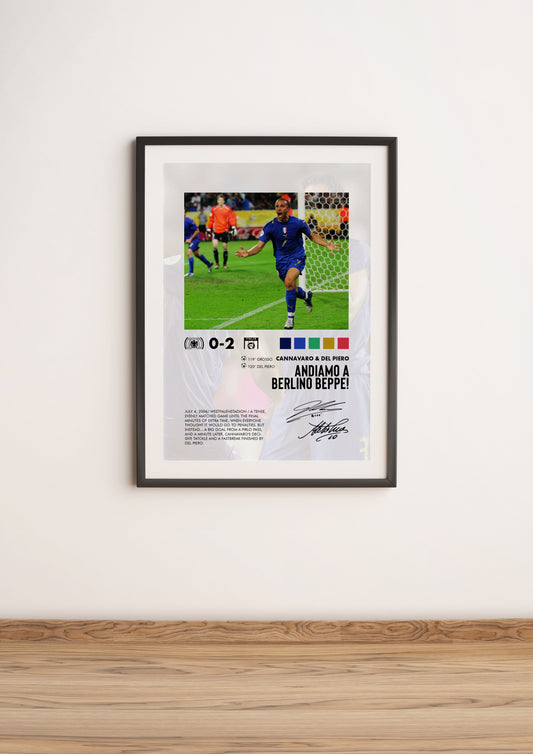 Germany-Italy 0-2 poster