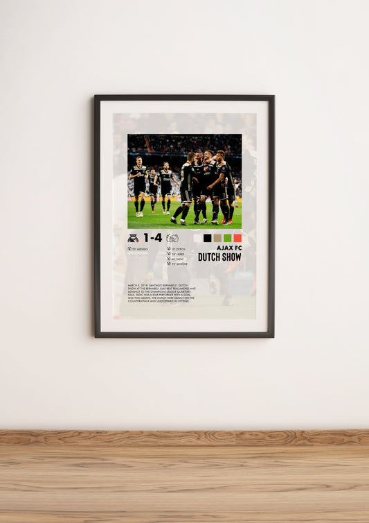 Real Madrid-Ajax 1-4 poster