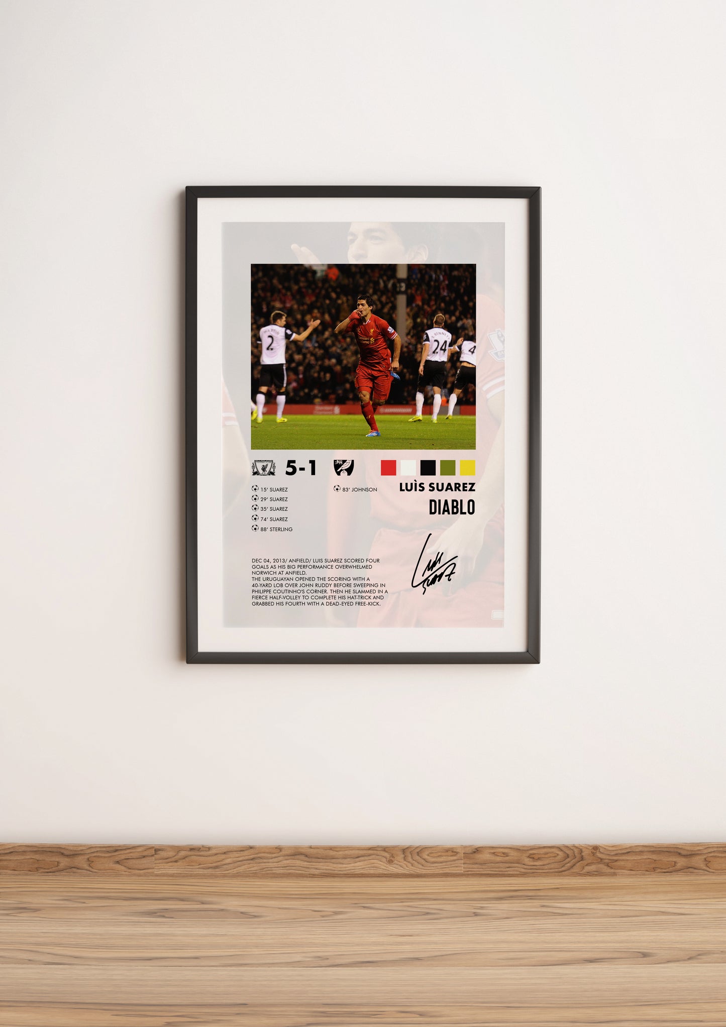 Liverpool-Norwich 4-0 poster