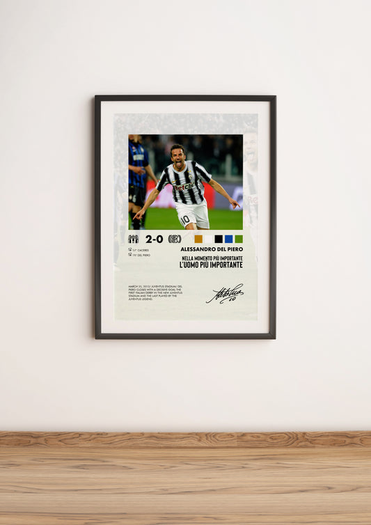 Juventus-Inter 2-0 poster
