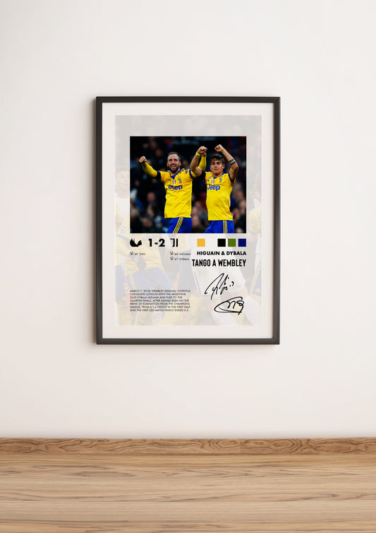 Tottenham-Juventus 1-2 poster