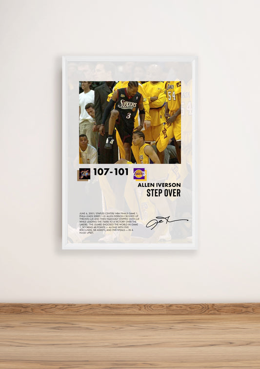 (NBA) Iverson Stepover Poster