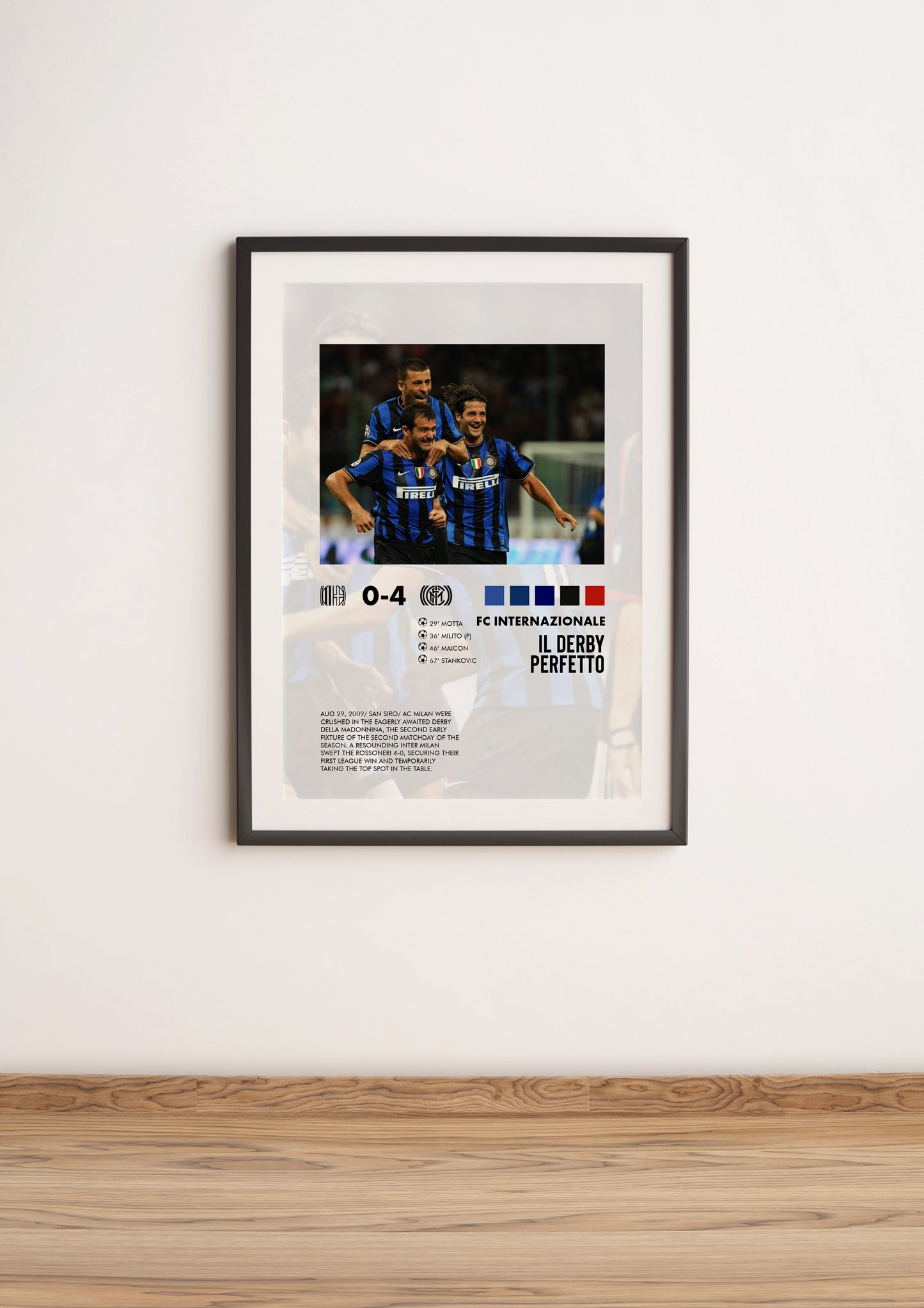 Inter-Milan 4-0 poster