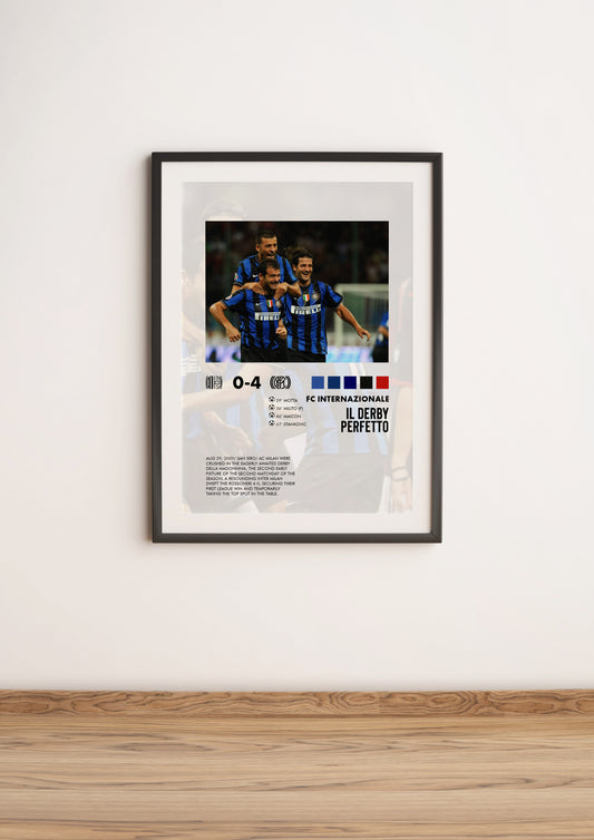 Inter-Milan 4-0 poster