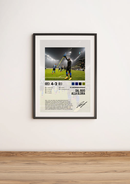 Inter-Milan 4-2 poster