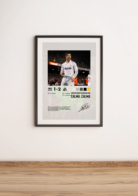 Barcelona-Real Madrid 1-2 poster