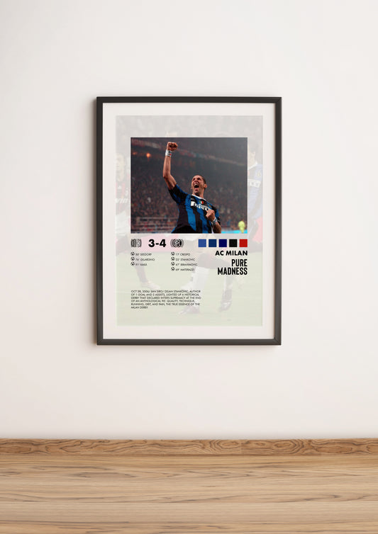 Milan-Inter 3-4 poster