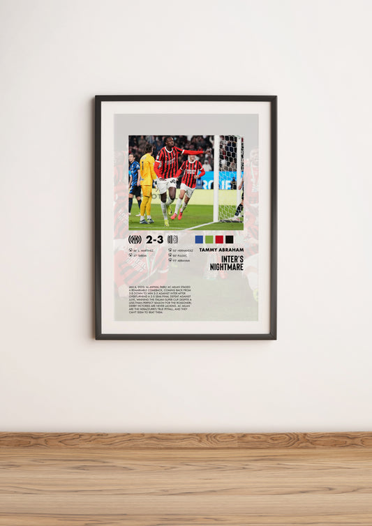 Inter-Milan 2-3 poster