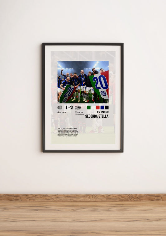 Milan-Inter 1-2 poster