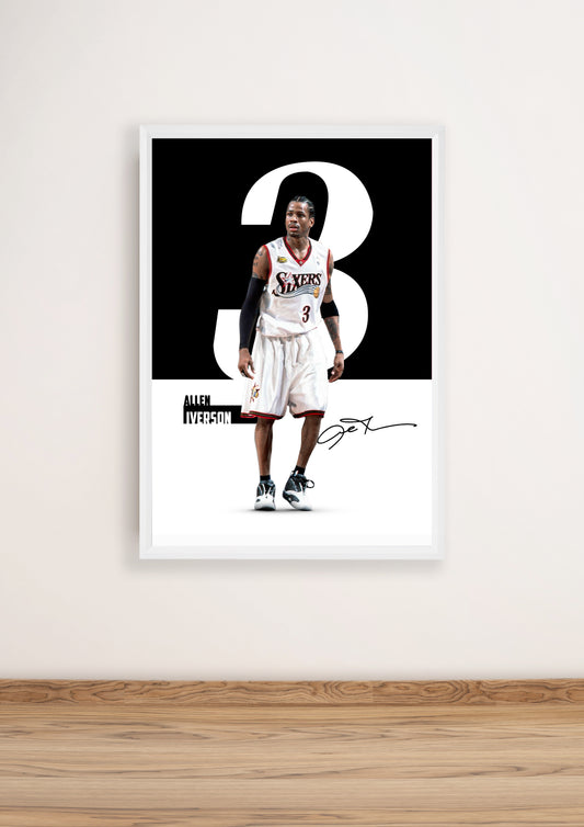 (NBA Player) Allen Iverson poster
