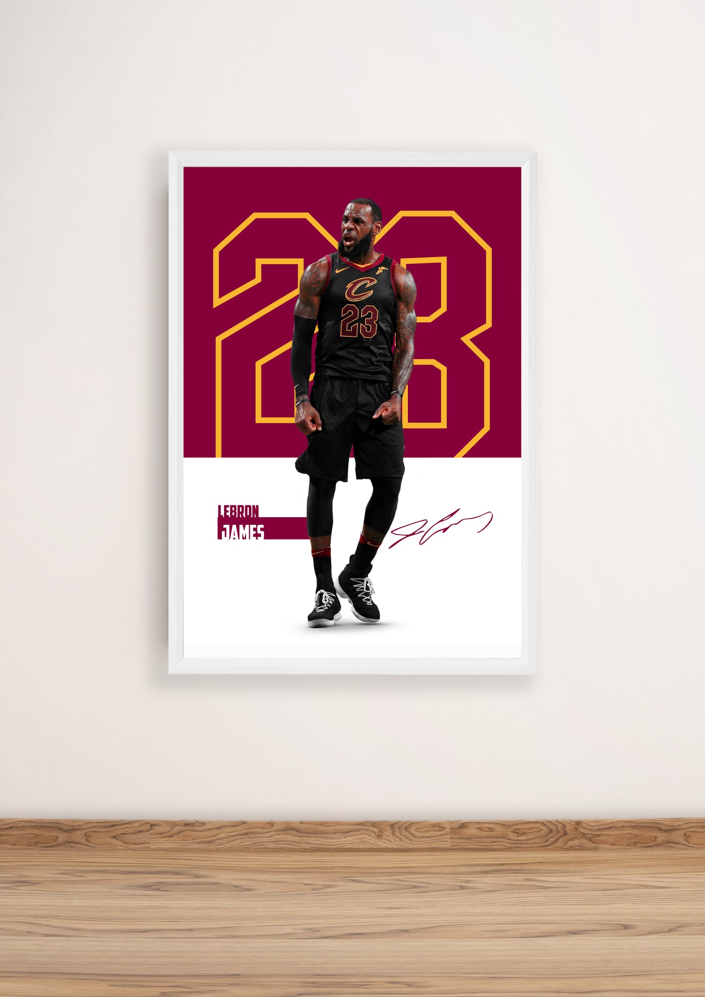 (NBA Player) LeBron James poster