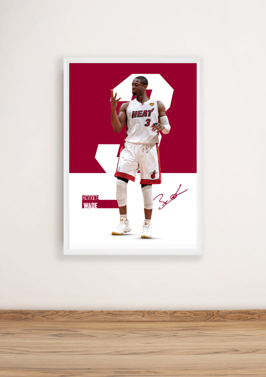 (NBA Player) Dwayne Wade poster