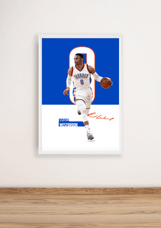 (NBA Player) Russell Westbrook poster