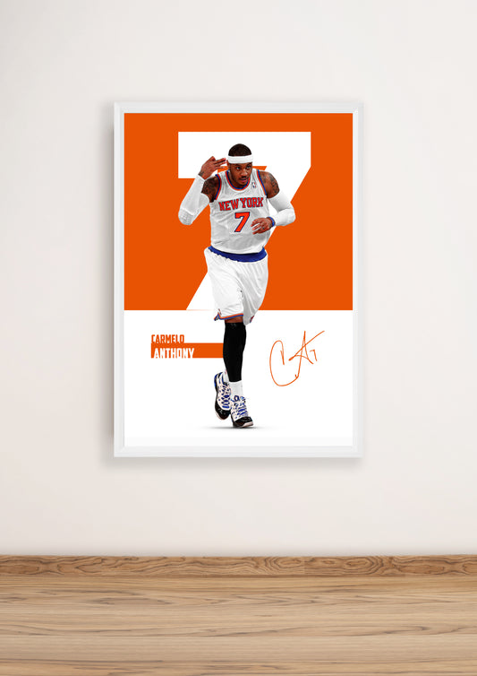 (NBA Player) Carmelo Anthony poster