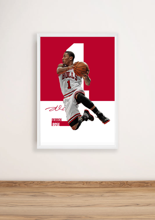 (NBA Player) Derrick Rose poster