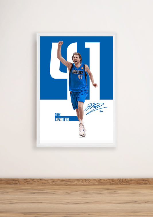 (NBA Player) Dirk Nowitzki poster