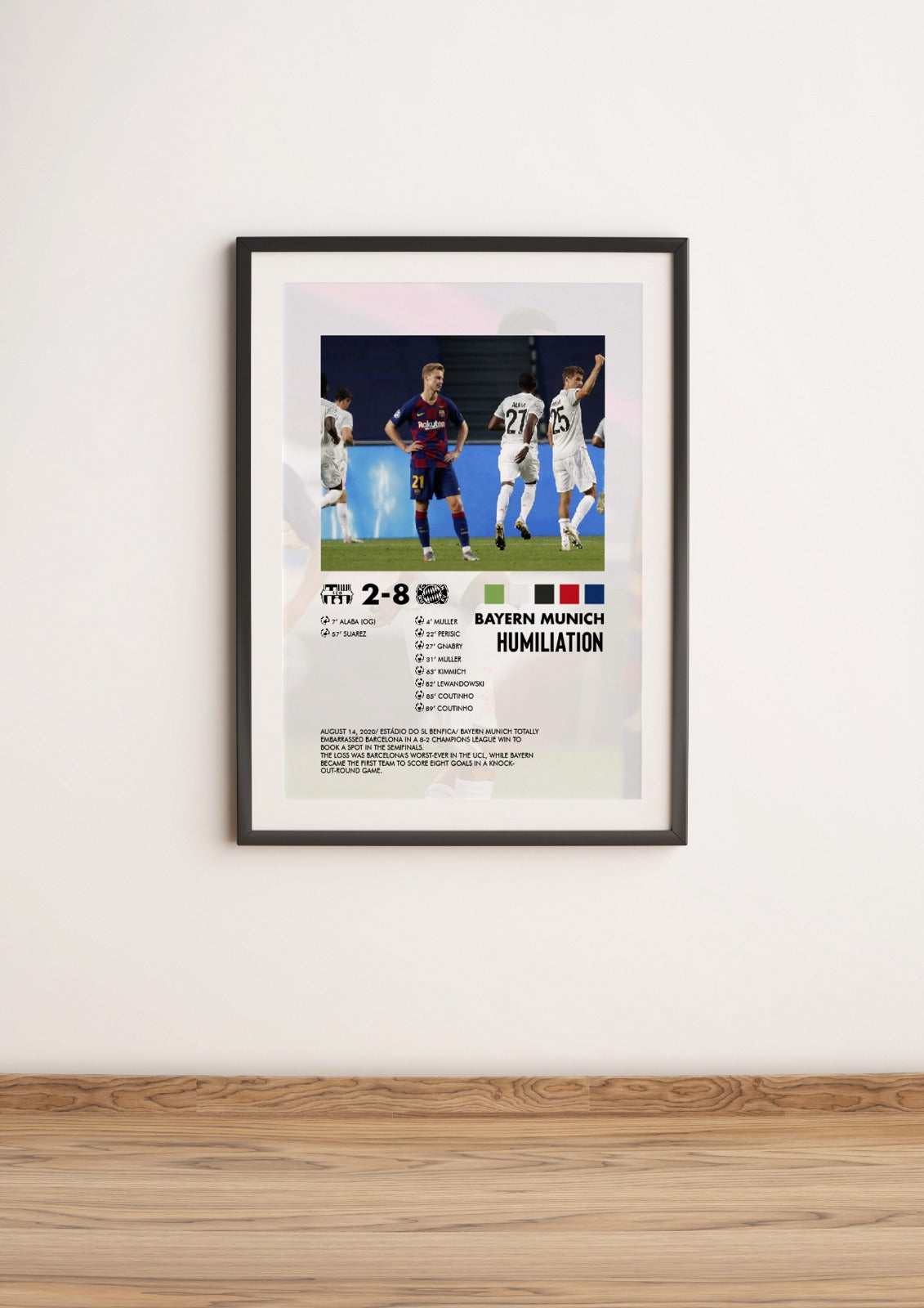 Barcellona-Bayern Munich 2-8 poster