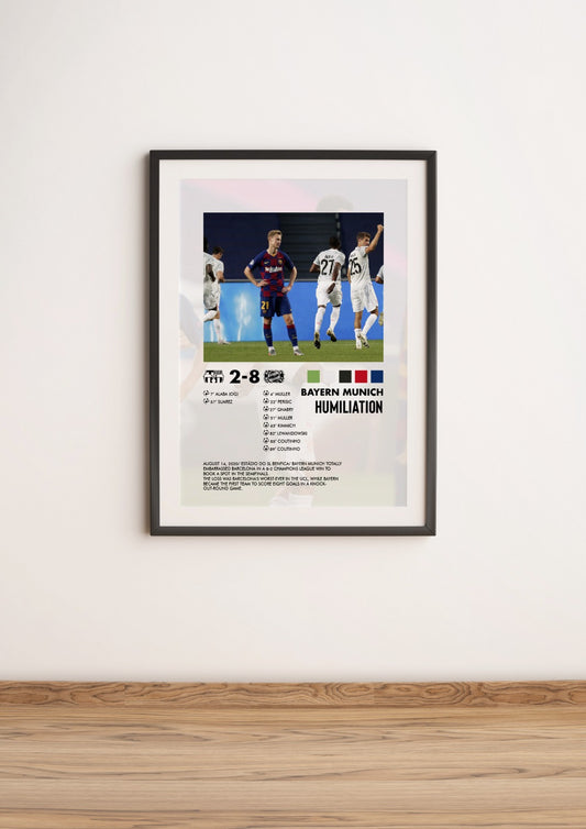 Barcellona-Bayern Munich 2-8 poster