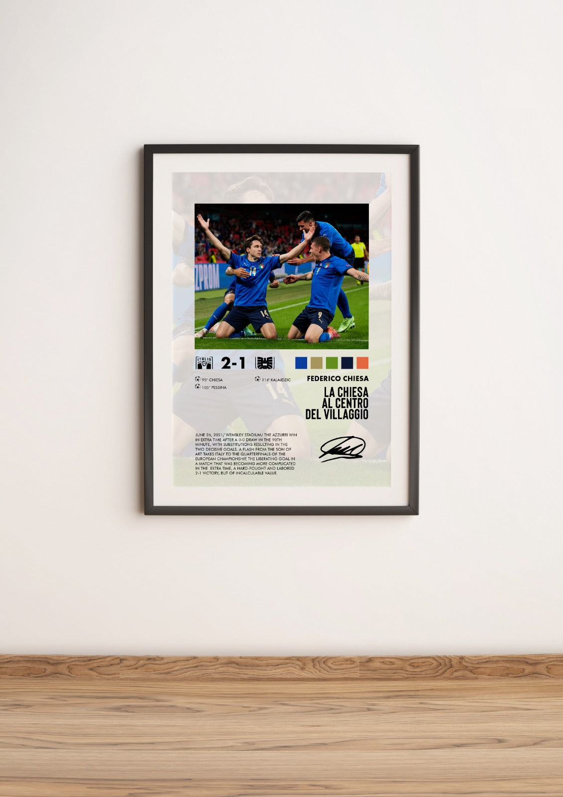 Italy-Austria 2-1 poster