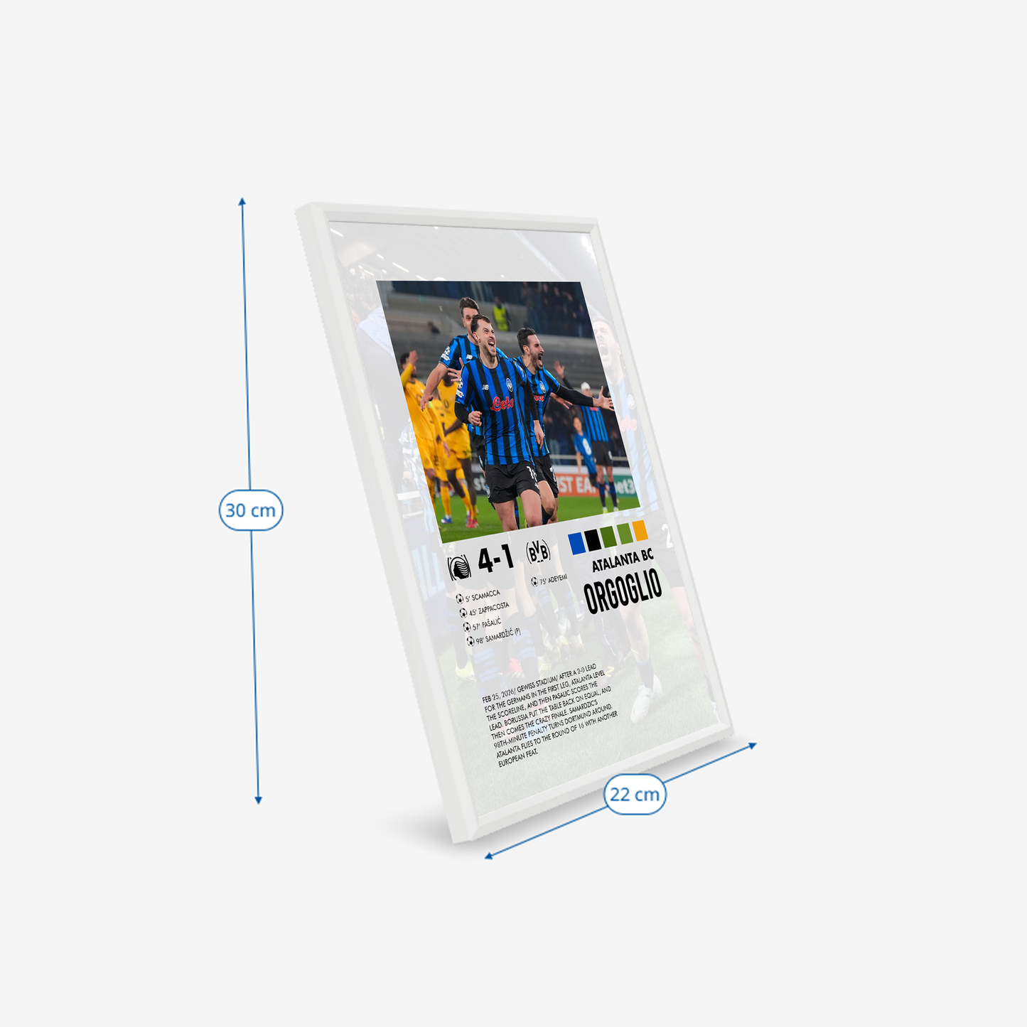 Atalanta-Borussia Dortmund 4-1 poster