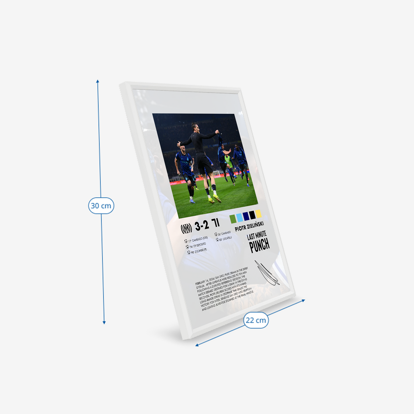 Inter-Juventus 3-2 poster