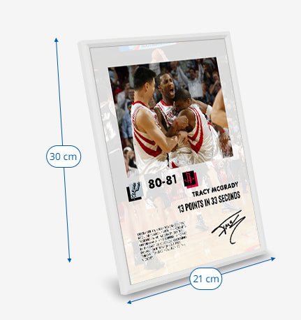 (NBA) Tracy McGrady 13 points in 35 seconds Poster