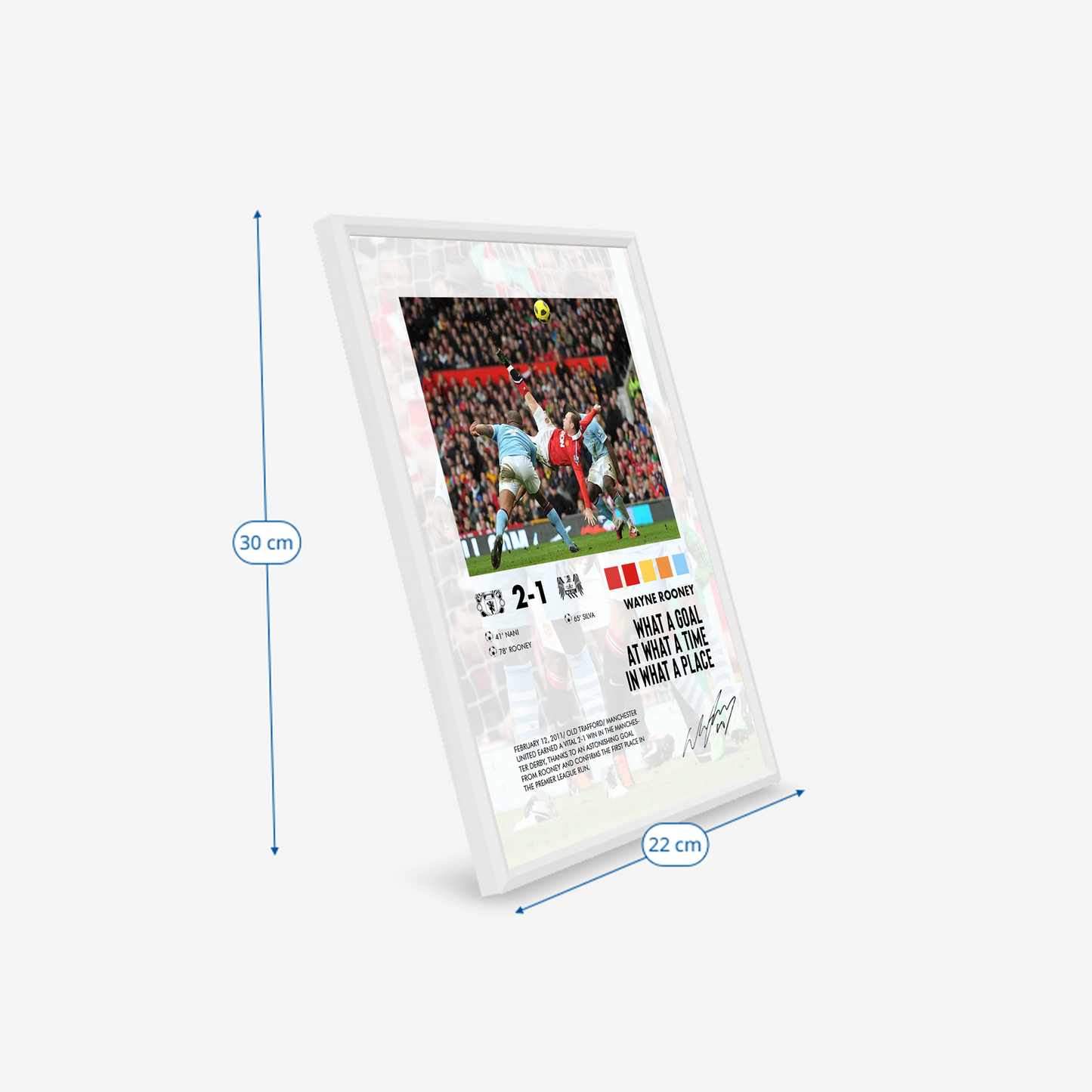 Manchester United-Manchester City 2-1 poster