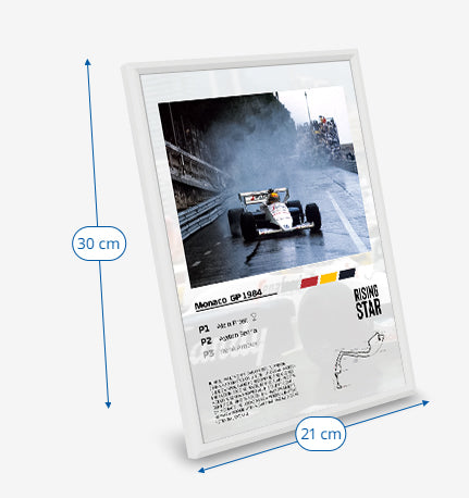(F1) Monaco GP 1984 Ayrton Senna poster