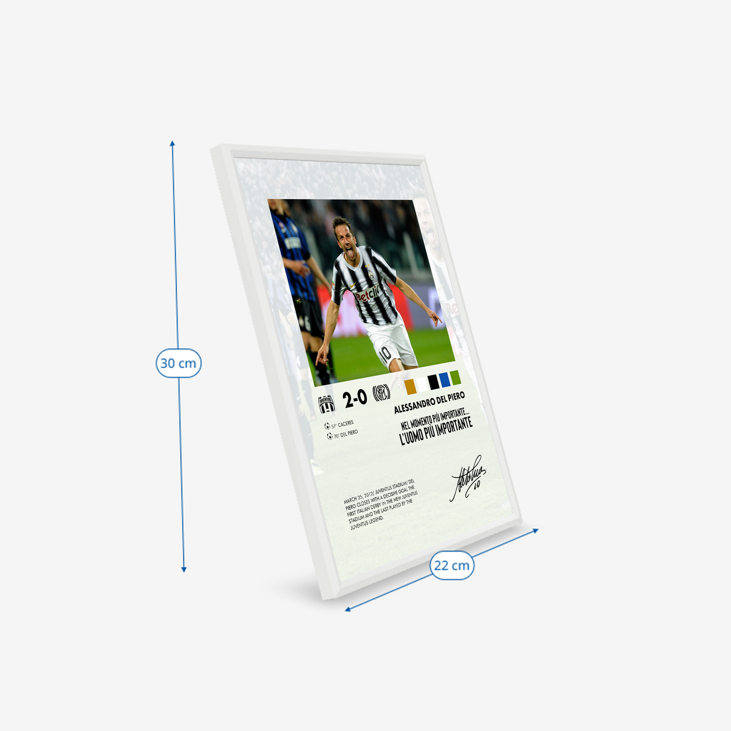 Juventus-Inter 2-0 poster