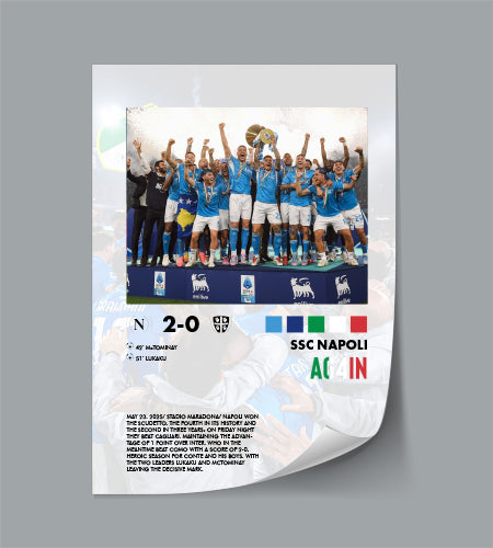 Napoli-Cagliari 2-0 poster