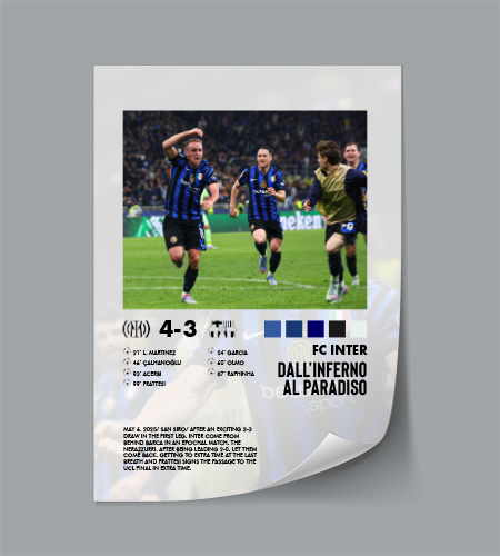 Inter-Barcellona 4-3 poster