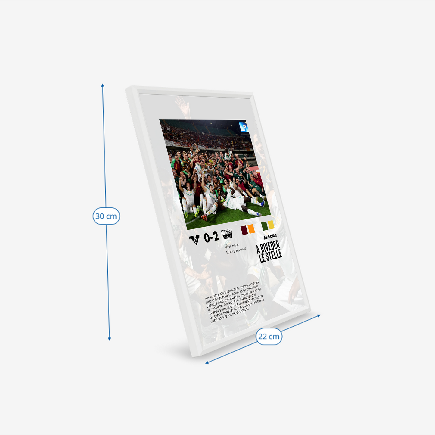 Verona-Roma 0-2 poster