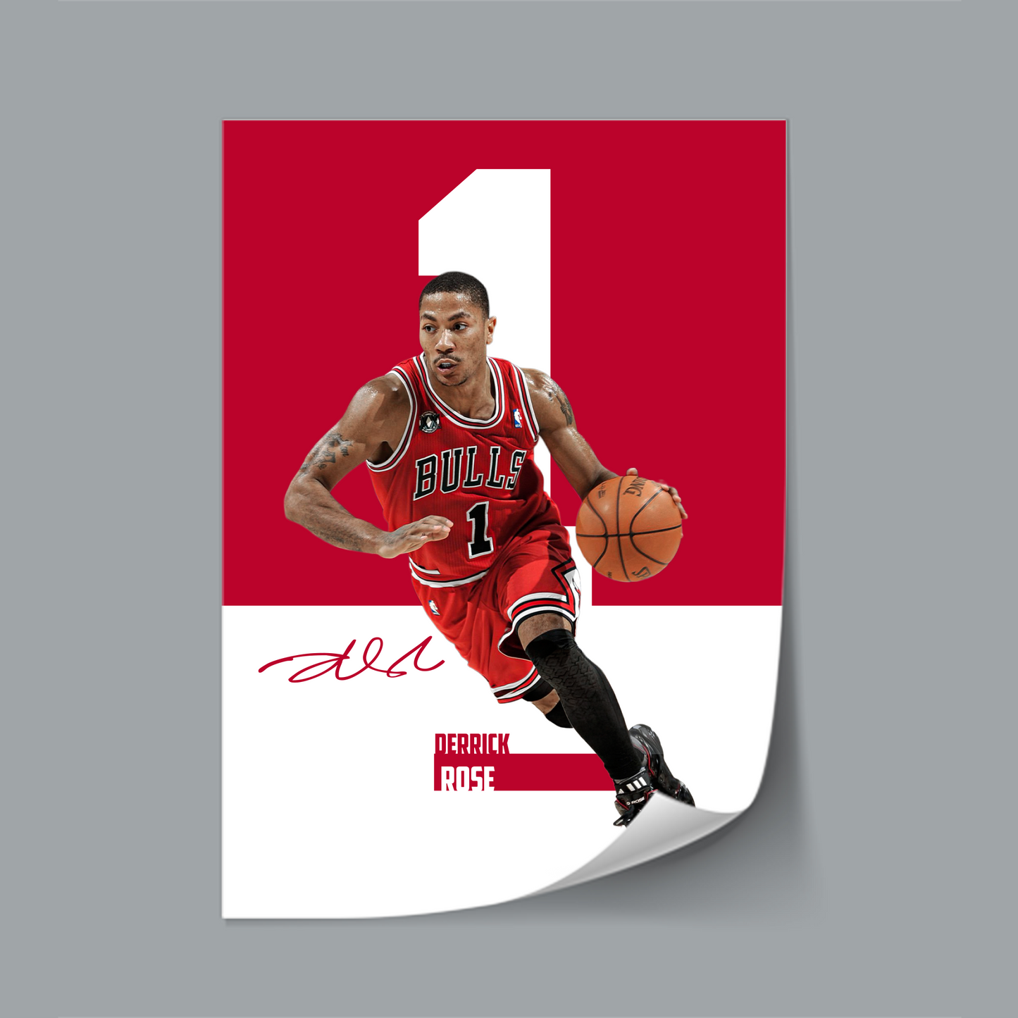 (NBA Player) Derrick Rose poster