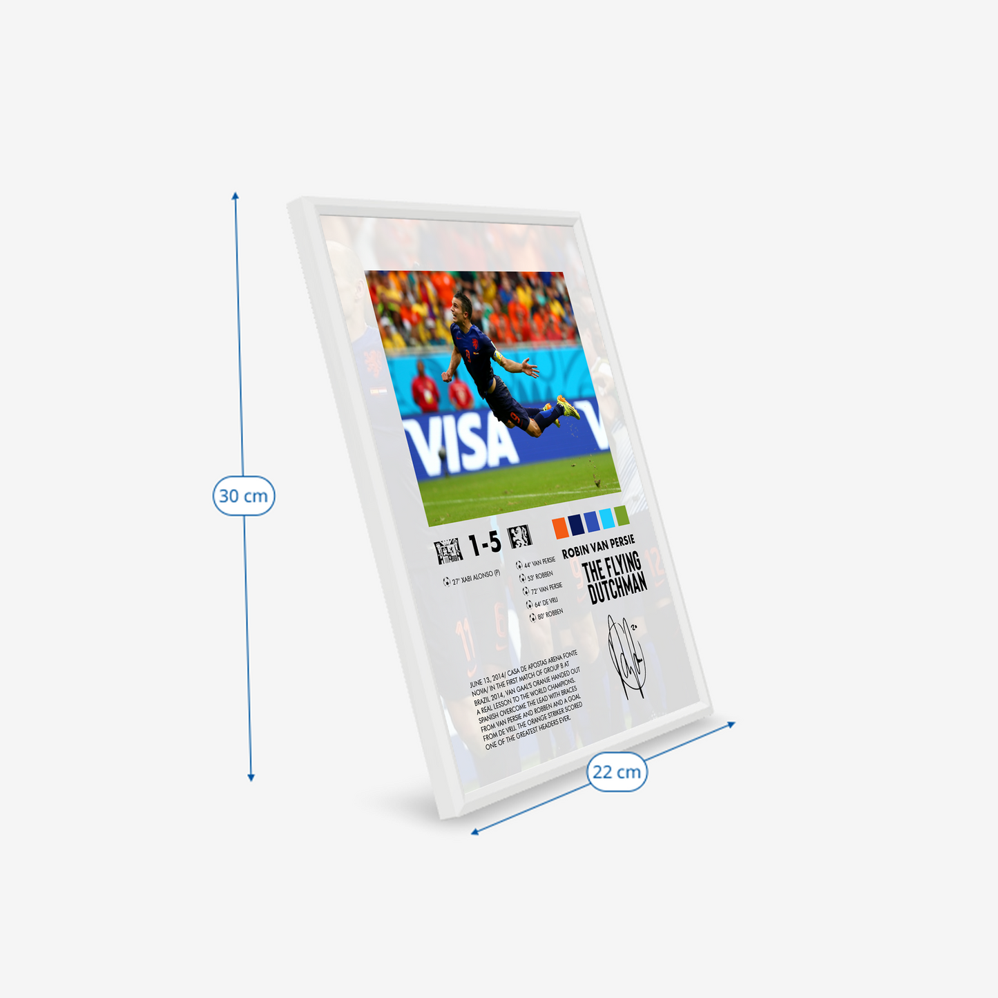 Netherlands-Spain 5-1 poster