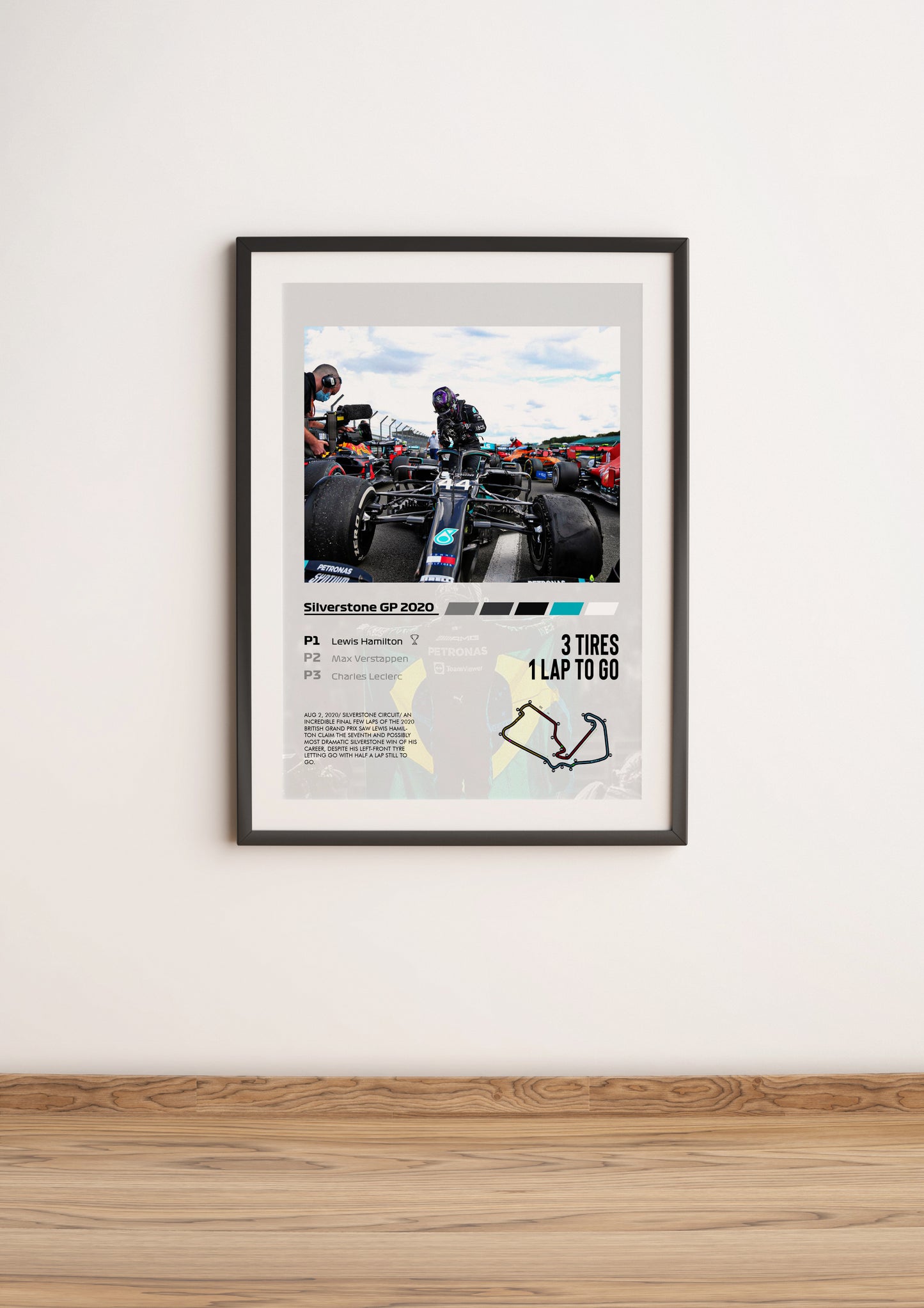 (F1) Silverstone GP 2020 Lewis Hamilton poster
