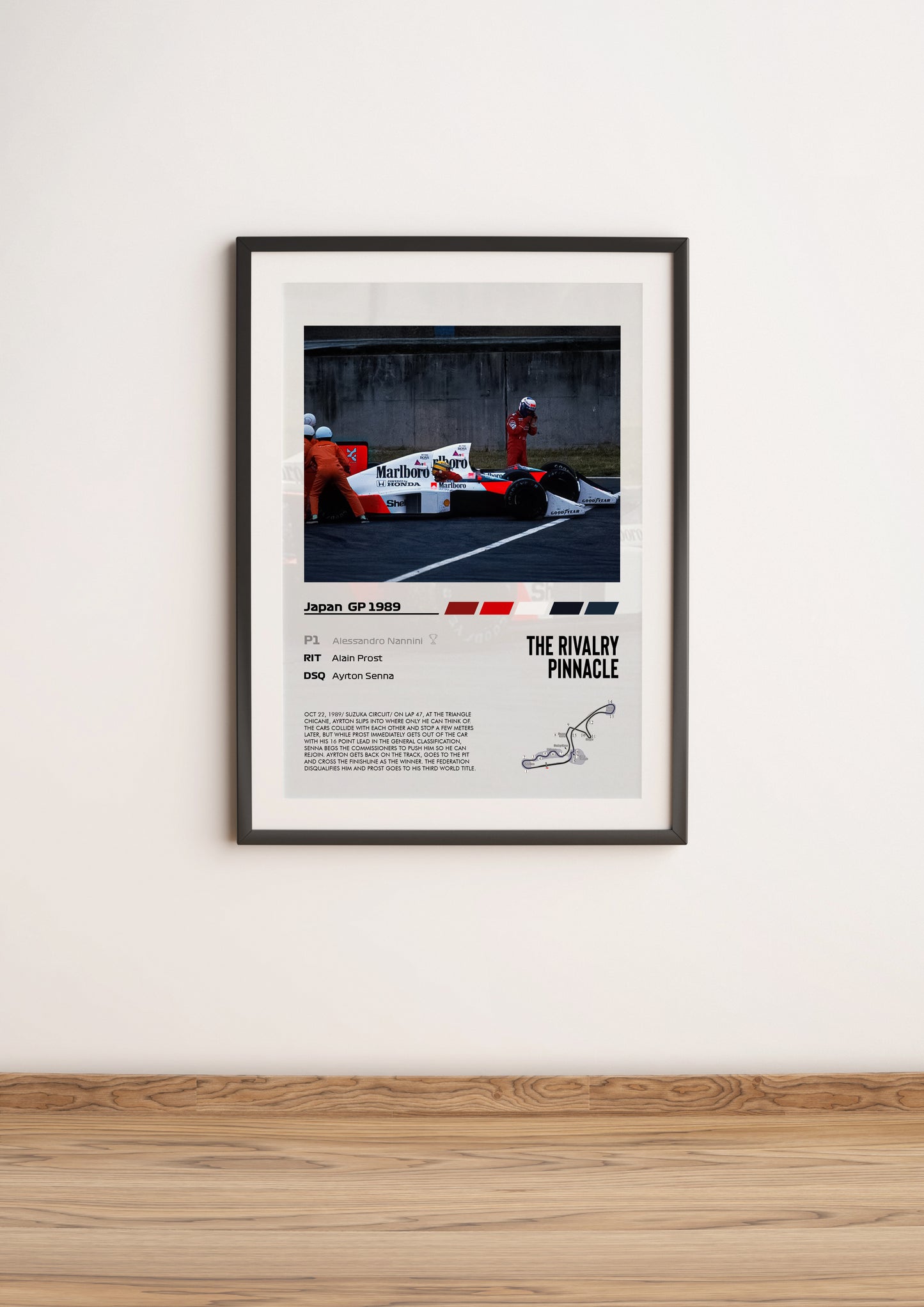 (F1) Japan GP 1989 Prost vs Senna poster