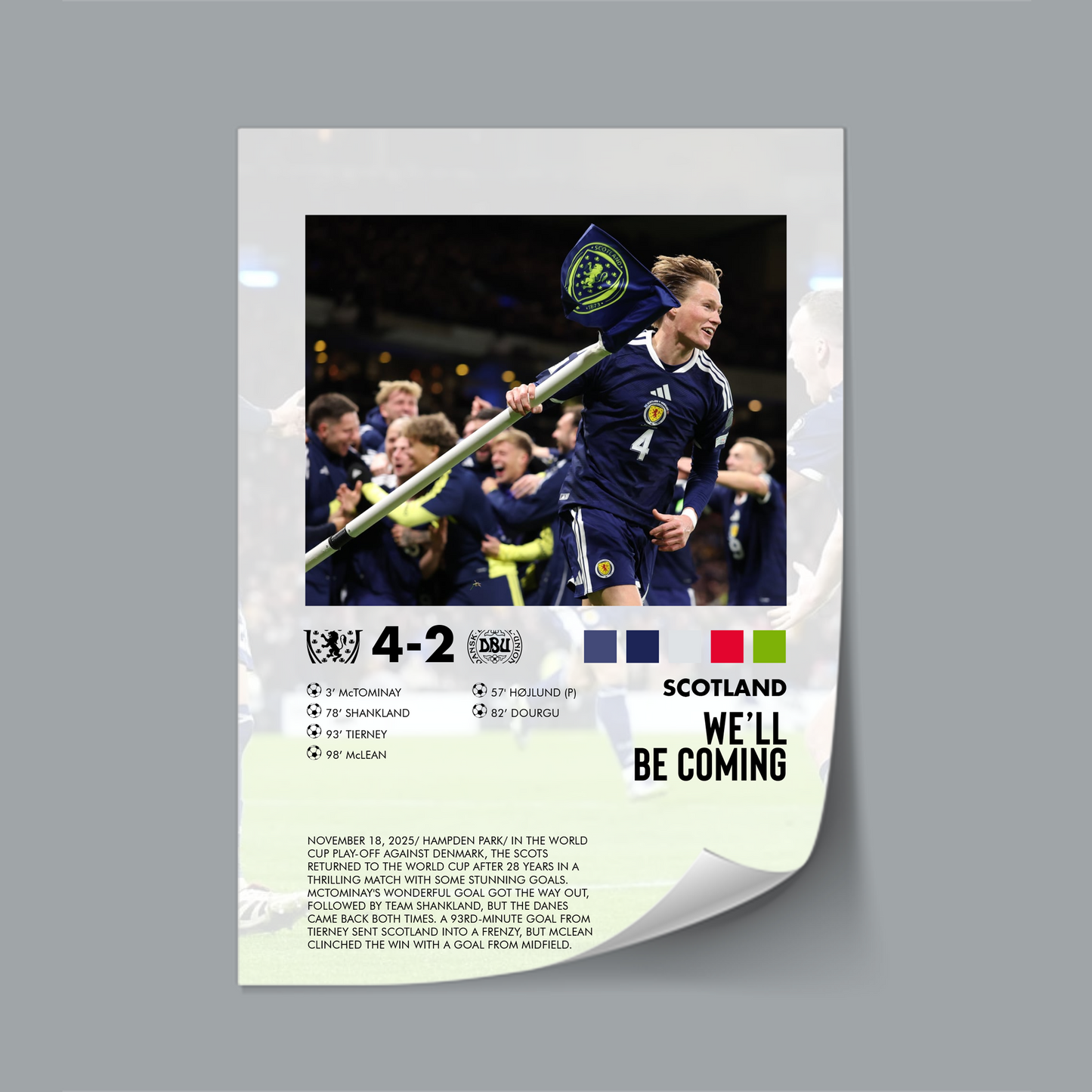 Scotland-Denmark 4-2