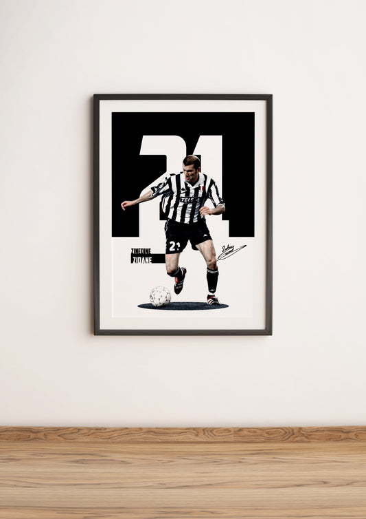 (Player) Zinedine Zidane poster