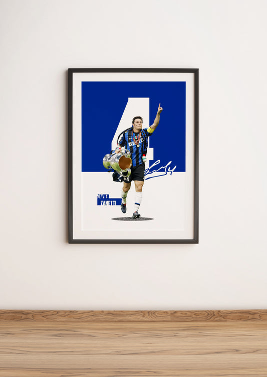 (Player) Javier Zanetti poster