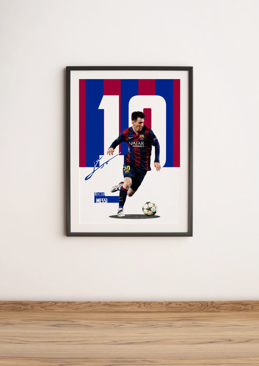 (Player) Lionel Messi poster