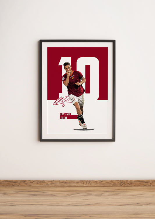 (Player) Francesco Totti poster