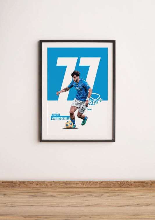 (Player) Khvicha Kvaratskhelia poster