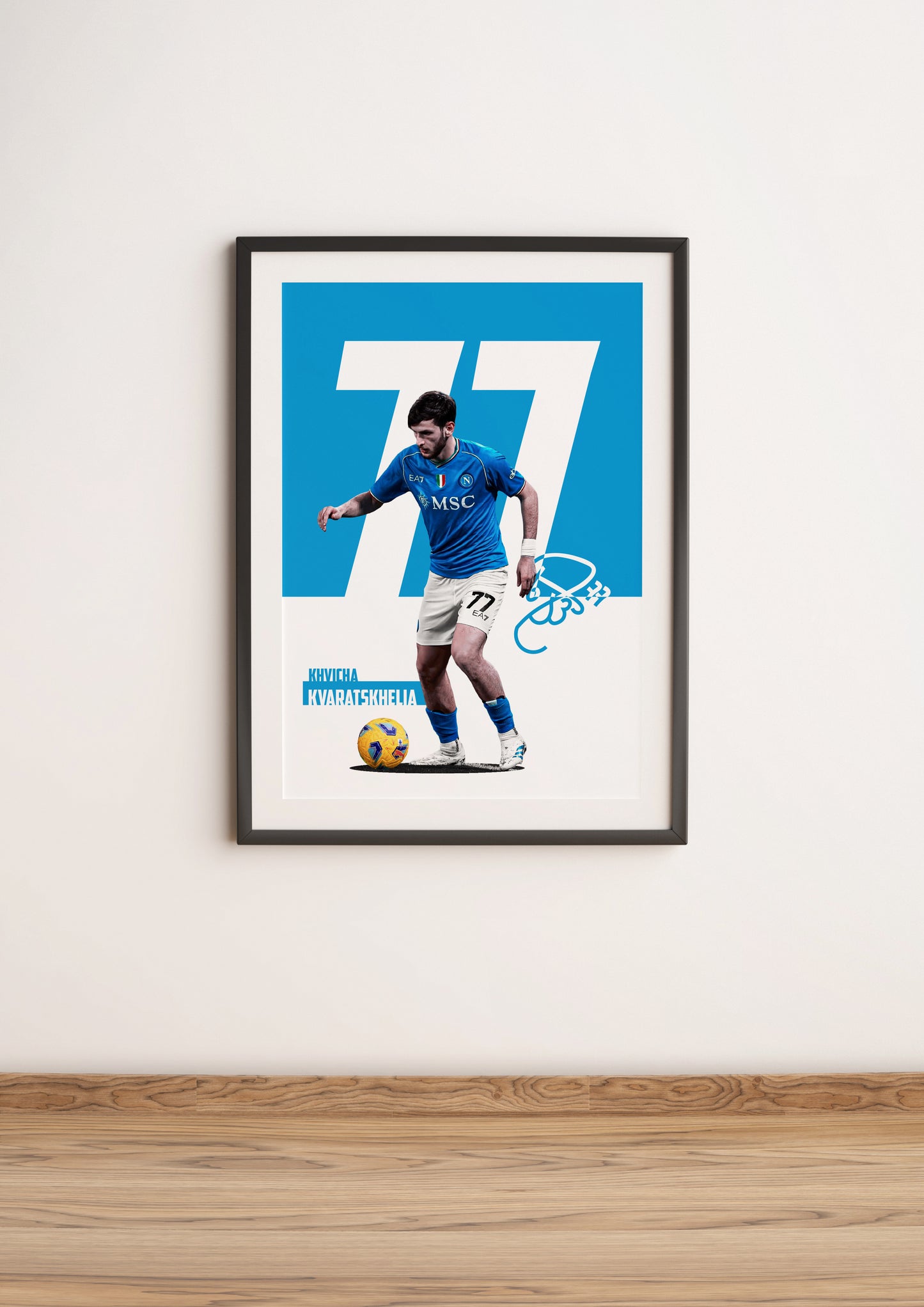 (Player) Khvicha Kvaratskhelia poster