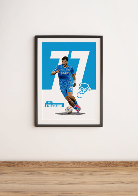 (Player) Khvicha Kvaratskhelia poster