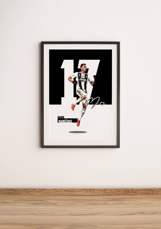 (Player) Mario Mandzukic poster
